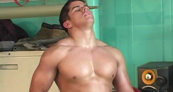 gay, bdsm, safe oral, oil, muscle studs Mechanic Mayhem Zeus Studio / Can-Am Prod.