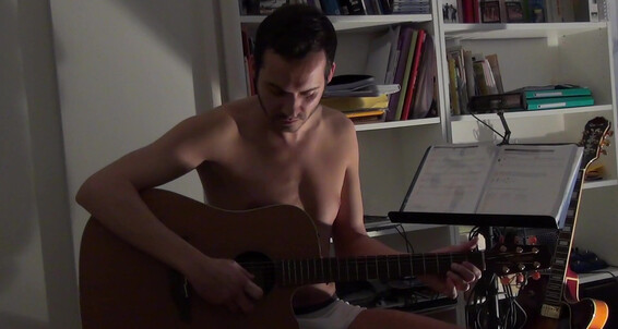 Gaysight Big Cock Guitarist Smashes A Bastard