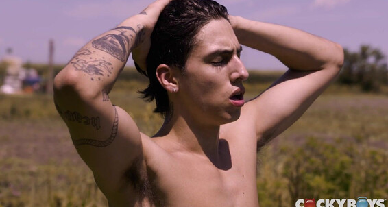 Masturbation, Cumshot, Bareback, Kissing, Anal Sex, Muscles, Tattoos, Rimming, Outdoors, Uncut, Blowjob, Big Dick Angel Elias & Daniel Evans gay SiteRip