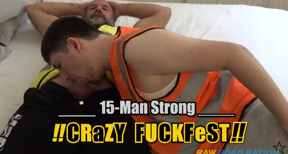 Tattoos, Gangbang, Muscle, Blowjob, Cumshot, Hairy, Bareback, Uncut, Anal Sex, Uniform 1 Huge Police Gang Bang - 13 Men 2 Cop Holes gay SiteRip