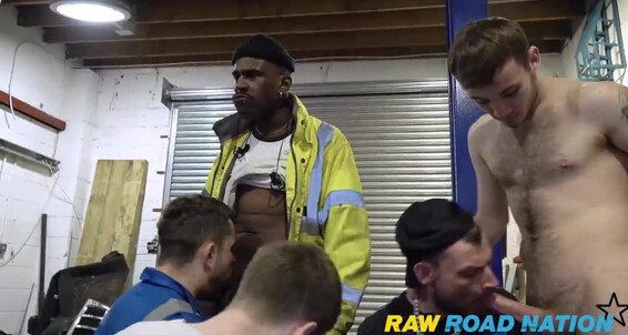 Group, Blowjob, Tattoos, Anal Sex, Cumshot, Uncut, Hairy, Bareback, Interracial, Muscle Ginder Lad Gets More Than 1 Oil Change gay SiteRip