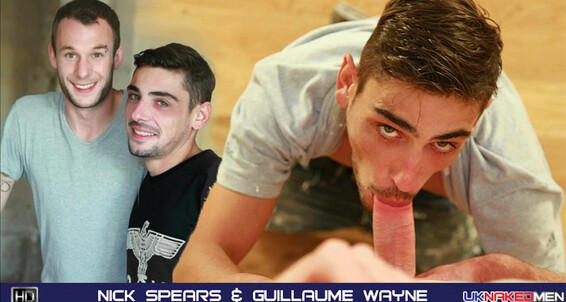 Blowjob, Big Dick, Tattoos, Jerking Off, Muscles, Oral, Cumshots, Kissing Nick Spears & Guillaume Wayne Gay SiteRip