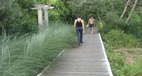 Le Fire Island Cruising Scene Chad Hunt And Anthony Ferrat