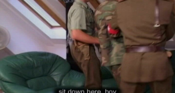 Le Prague Sex Express Scene Three Soldiers Suck Rim And Fuck