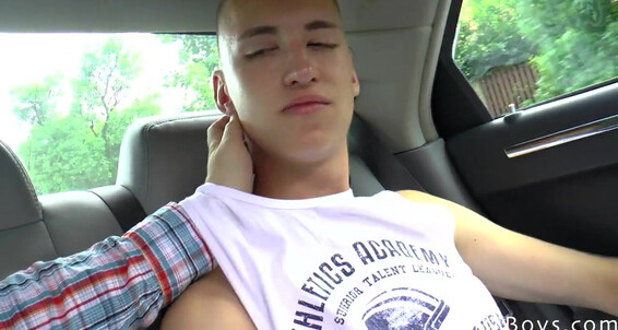Limo Boys Trip With A Big Cock Leo West