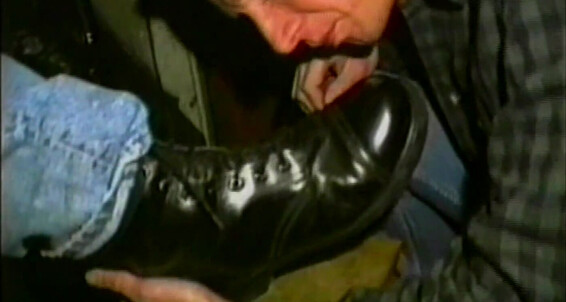 "Carl NixonDonnie RussoKevin Cox (90s)Russ Webb" BDSM, Fetish, Slave, Master, Domination, Leather Roughed Up in Boston Close-Up Productions, Roughshod Studios