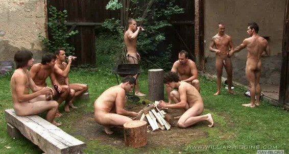 "Dmitry Vorobev, Jan Pribyla, Mattias SolichYuri Bulakov, Zdenek Zimola, Rado Zuska, Honza Copak, Rado Princ" Oral, Big Cocks Wank In The Woods 2011 William Higgins