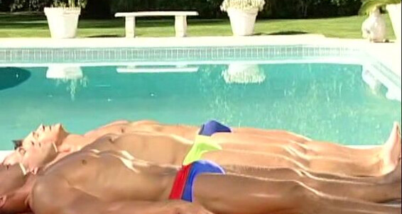"Brad Patton, Alex Collack, Jason Kingsley, Jason Ridge, Justin Gemini, Matt Cole, Nick Piston, Omer, Robert Van Damme, Tony Mecelli, Trey Casteel."Trunks 2. Steven Scarborough Hot House Video