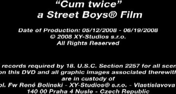 "Carlos Michaelis, Andre Stoickov, Peter Iresch, Paul Iresch, Stefan Peters, Tim Junker, Benjamin Walther, Vladimir Prus, Michael Block, Nihat Alpey, Oleg Petermann" Bareback, Twinks, Oral Cum Twice Street Boys