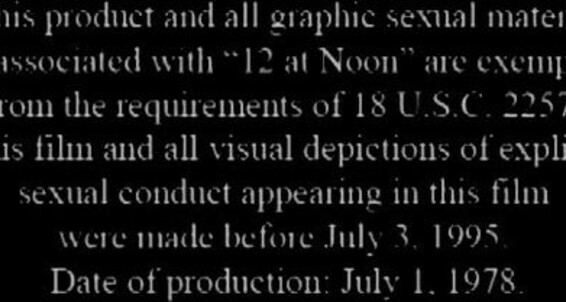 "Bob Brody, Clark Stevens, Tim O'Brien, Tom Sawyer, Randy Criss, Steve King, Kurt Williams, Larry Paige, Mike Mitchell, Doug Thompson, Duff Paxton, Frank Rappola" cumshots, anal, public restroom, oral, fist, vintage, rimming Twelve at Noon Bijou Video