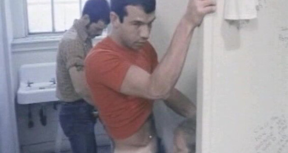 "Bob Brody, Clark Stevens, Tim O'Brien, Tom Sawyer, Randy Criss, Steve King, Kurt Williams, Larry Paige, Mike Mitchell, Doug Thompson, Duff Paxton, Frank Rappola" cumshots, anal, public restroom, oral, fist, vintage, rimming Twelve at Noon Bijou Video