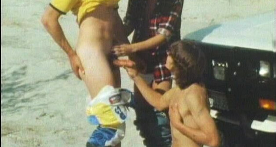 "Al Parker, Gino Colbert (uncertain), Jack Steele, Kevin" anal, precondom, vintage, oral, group sex, twinks Anywhere, Anytime YMAC Video / Avalon Video