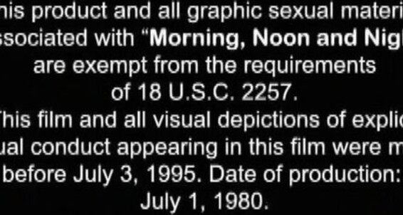 "Dave Daniels, Greg Miers, Joe Gage, Michael Heath, Tony Lee" Anal Sex, Bareback, Oral Morning Noon and Night Cosco Studio