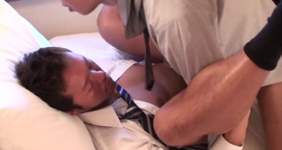 "Gay boy" Oral, Asian, Masturbation, Rimming, Cumshot, Fingering Uniforms Fucker - Salarymen Shock Prism