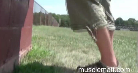 Musclematt Brad Cums In His Shoe A Special Gift