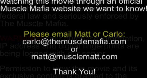 Musclematt Brad S Blindfolded