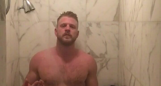 Logan Stevens Showering After A Steam With Some Grumpy Australian Sundance Festival Goer