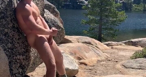 Logan Stevens Was Hiking Around Naked With Dmastersxxx When I Found The Perfect Spot For This J O Video