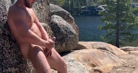 Logan Stevens Was Hiking Around Naked With Dmastersxxx When I Found The Perfect Spot For This J O Video