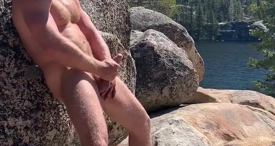Logan Stevens Was Hiking Around Naked With Dmastersxxx When I Found The Perfect Spot For This J O Video