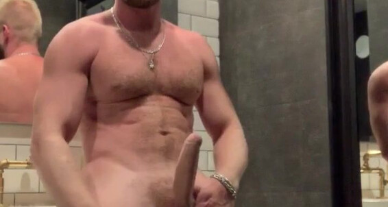 Logan Stevens Showing Off In My Hotel Room In Toronto