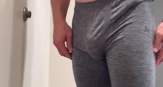 Logan Stevens Trying On Thermals At Rei