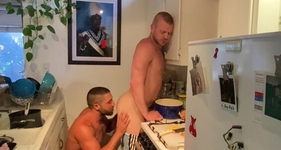 Logan Stevens I Interrupted Sharok While He Was Cooking In My Kitchen
