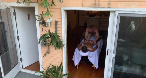 Logan Stevens Frisky Massage With Mixedblklatin Part