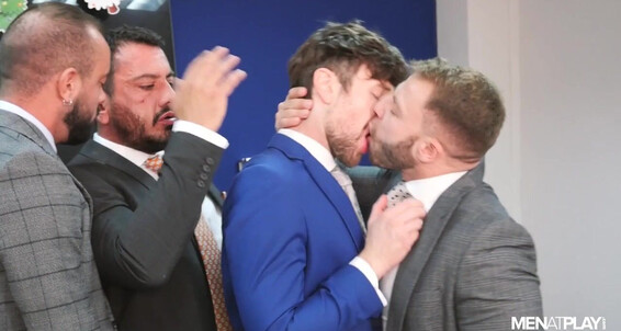 "Diego Reyes, Drew Dixon, Joe Gillis, Sir Peter" Pissing, Kissing, Foursome, FlipFlop, Cumshot, Fetish, Masturbation, Blowjob, Anal Sex, Bareback, DAP, Uncut, Rimming, Facial X-Mas Eve Boardroom Play Gay SiteRip