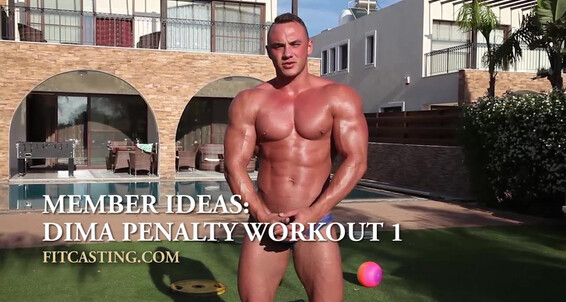 "Dima" Bodybuilder, Erotica, Ukrainian, Posing, Softcore, Workout, Muscle, Outdoor, Russian, Uncut Dima Penalty Workout Gay SiteRip