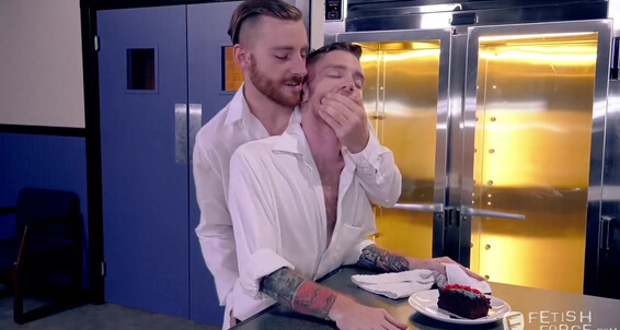 "Sebastian Keys, Seamus O'Reilly" Anal, Oral, Piercing, Tattoos, Food, Fetish, Condom, Rimming, Boots Domination Diner, Scene 01 Gay SiteRip