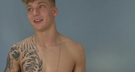 "Gay Boy" Cumshots, Muscles, Big Dick, Tattoos Brandon Beach & Bromans Reveals his Massive Uncut Cock and Shoots so much Cum Gay Siterip