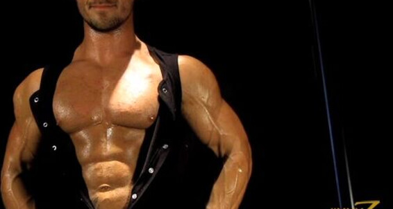 "Gay Boy" Muscles, Tattoos, Solo, Posing Try These On - Part 1 Gay Siterip