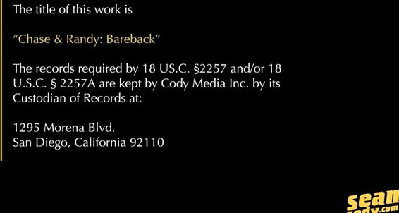 "Gay Boy" Anal Sex, Blowjob, Cumshots, Kissing, Bareback, Tattoos, Masturbation, Rimming, Muscles SC-1665 Chase & Randy Bareback Gay SiteRip