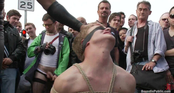 "Master Avery, Noah Brooks" BDSM, Bondage Master Avery and Noah Brooks Kink.com’s Bound In Public