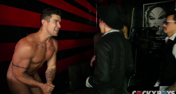 "Lukas Grande, Rikk York, Trenton Ducati" Interview, Threesome, Blowjob, Muscles, Rimming, Fuck Sandwich, Cumshots, Anal, Hairy, Tattoos, Kissing, Masturbation One Erection, Episode One Sticky Face Gay SiteRip