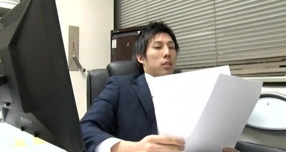 Anal, Cumshots, Fingering, Young Men, Handjob, Masturbation, Threesome, Blowjob, Asian Erection Suits Guy Is Doing Overtime KO Company, Suits