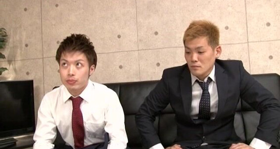 Anal, Cumshots, Fingering, Young Men, Handjob, Masturbation, Threesome, Blowjob, Asian Erection Suits Guy Is Doing Overtime KO Company, Suits