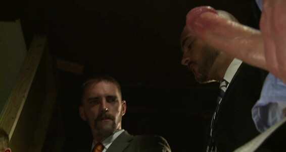 "Austin Ryan, Brock Rustin, Bryan Slater, J.D. Ryder, Jacob Ladder, Joe Parker, Josh Kole, Justin Beal, Kyler Ash, Renato Levi, Sal Capra, Tommy DeLuca, Tony Dazzle" Bukkake, Big Dick, Muscle, Group, Orgy, Suit, Hairy, Masturbation, Oral, Facial, Cumshots