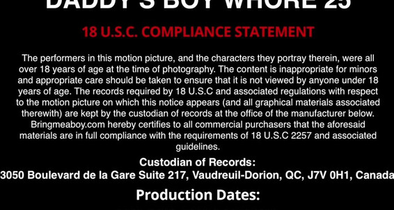 "Abraham Kohn, Denny Cock, Jacob Dolce, John Barber, Martin Dajnar, Max Burda, Radek Ulba" Oral, Dad and Son, Bareback, Twinks, Cumshots, Big Dick, Anal, Masturbation, Rimming Daddy's Boy Whore Volume 25 Bring Me a Boy