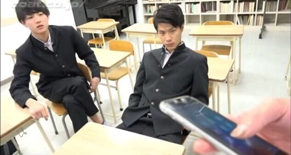 Handjob, Masturbation, Oral, Blowjob, Cumshot, Threesome, Twinks, Uniforms, Asian Babylon 66 - Scandalous Harassment Coat Company