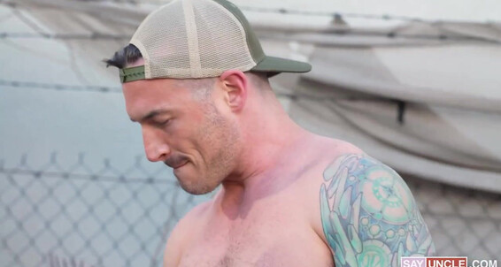 "Buck Richards, Eddie Patrick, Greyson Myles, Masculine Jason, Ryan Sebastian, Derek Cage" Rimming, Blowjob, Bareback, Group, Orgy, Outdoors, Anal Sex, DAP, Cumshot, Tattoos Double Wide Part 5 GayRip