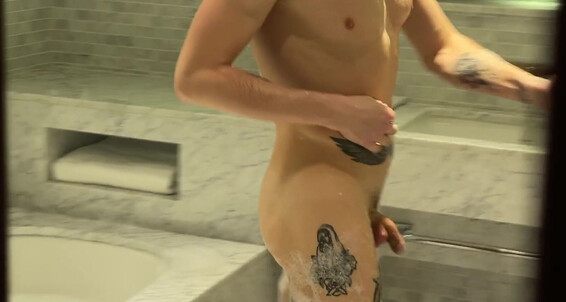 Cumshots, Bareback, DeepThroat, Rimming, Moaning, Smooth, Russian, Cut, Oral, Big Dicks, Tattoos, Blowjob, Kissing Stepfather fucked his cute Stepson in the bathroom and cum at his face GayRip