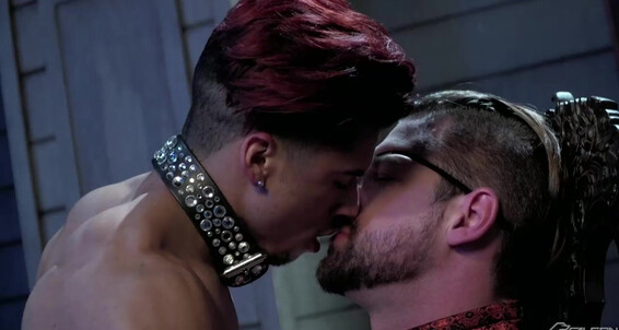 "Andrew Stark, Armond Rizzo, Blake Riley, Brent Corrigan, Dean Monroe, JJ Knight, Johnny V., Sean Zevran, Trelino" Muscle, Interracial, Cumshots, Big Dick, Group, Masturbation, Rimming, Orgy, Anal, Oral Heaven to Hell 2 Earthbound Falcon Studios