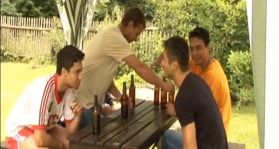 "David Begua, Nick Kamehn, Gino ToscoMarco Reno, George Michaelo, Thomas LeeMiguel de Sanchez, Milos Mann, Cuba Bartok, Jerry Friday" Outdoor, Young Men, Pissing, Facial Cumshots, Gangbang, Blowjob, Euro, Fetish Barrakas Beer, Piss And Cum All Male Studio
