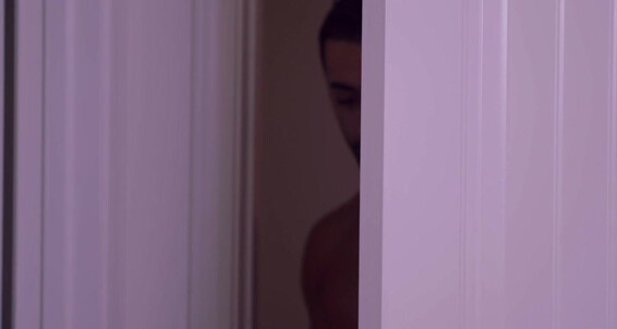 Part 2: Young studs share a hot load in hot threesome action with a tattooed chick