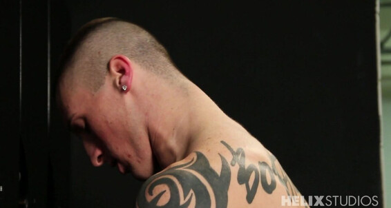Connor Kline talks dirty with his tattooed studs in hot solo session