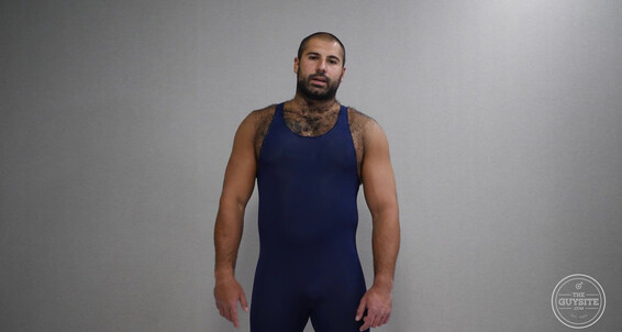 Andrei's hairy solo siterip with cumshot