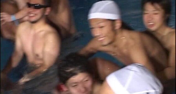 Watch as this Asian group goes wild with rimming, ass play, and cumshots in the New Year's group frenzy!