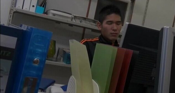 Watch the Super Ero Boy's wild threesome with his classmate and his girlfriend